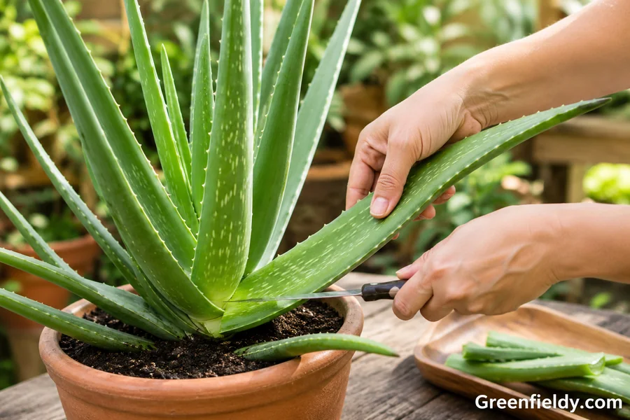 How to Harvest Aloe
