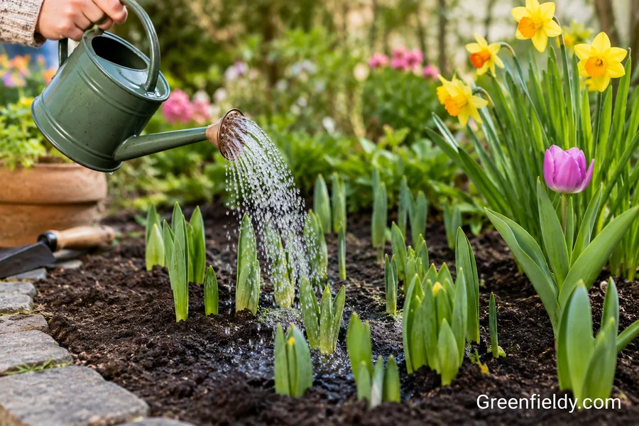 Watering Bulbs