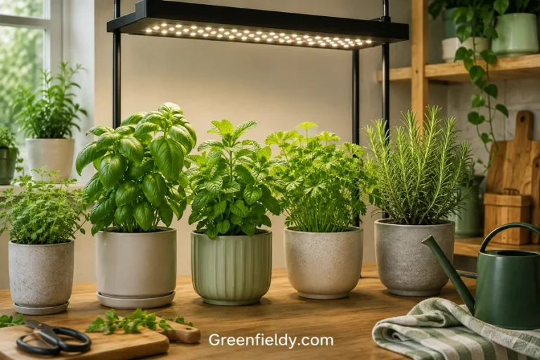 How to Grow Herbs Indoors With Grow Lights