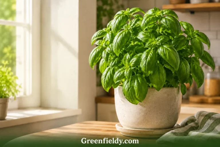 Indoor Basil Plant